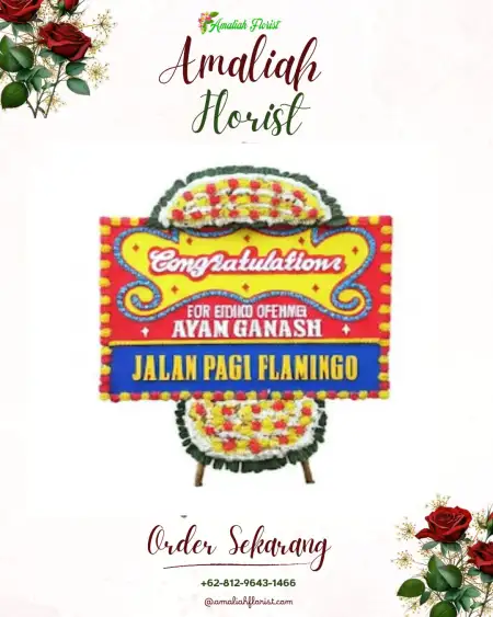 Sewa Papan Bunga Semagar